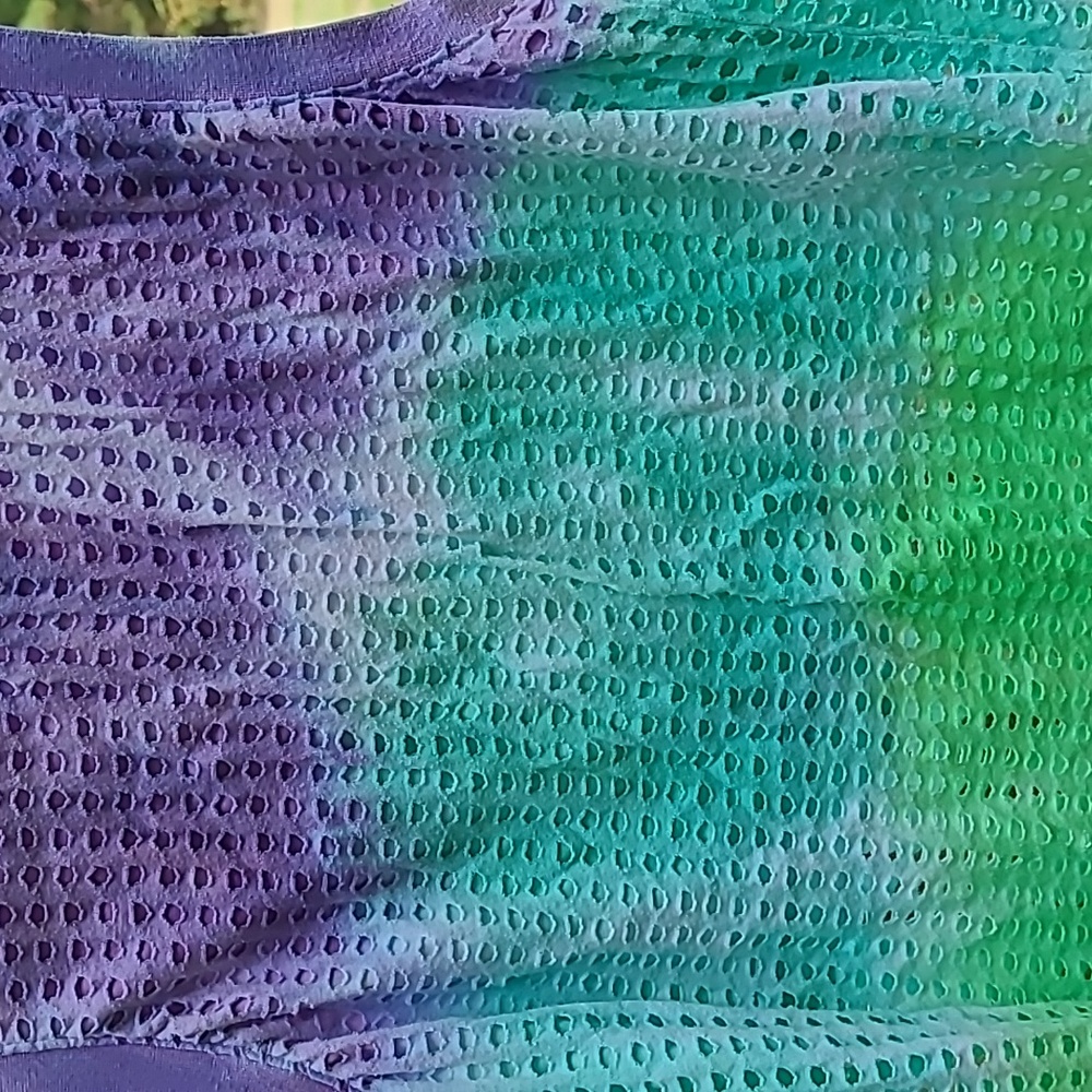 Fabletics Lavender Mesh Top - Picture 2 of 4